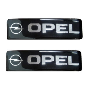 OPEL ΣΗΜΑΤΑ ΒΙΔΩΤΑ 10 Χ 3 cm ΕΠΟΞΕΙΔΙΚΗΣ ΡΥΤΙΝΗΣ (ΥΓΡΟ ΓΥΑΛΙ) ΣΕ ΜΑΥΡΟ/ΧΡΩΜΙΟ ΓΙΑ ΠΑΤΑΚΙΑ – 2 ΤΕΜ.