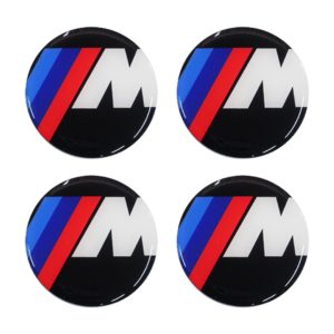 BMW (ΣΕΙΡΑ M3) ΤΑΠΕΣ ΚΕΝΤΡΟΥ ΖΑΝΤΑΣ ΚΟΥΜΠΩΤΕΣ ΜΑΥΡΟ (ΕΣΩΤΕΡ. 64 mm ΚΑΙ ΕΞΩΤΕΡ. 68 mm) – 4 ΤΕΜ.