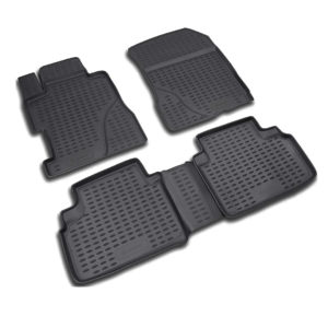 HONDA CIVIC 4D 2006+ ΜΑΡΚΕ ΠΑΤΑΚΙΑ ΣΕ ΣΚΑΦΗ TPE ΛΑΣΤΙΧΟ ΣΕ ΜΑΥΡΟ ΧΡΩΜΑ NOVLINE – 4 ΤΕΜ.