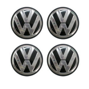 VW ΤΑΠΕΣ ΚΕΝΤΡΟΥ ΖΑΝΤΑΣ ΜΑΥΡΟ/ΧΡΩΜΙΟ ΚΟΥΜΠΩΤΕΣ (ΕΣΩΤΕΡ. 56mm ΚΑΙ ΕΞΩΤΕΡ. 66mm) (ΜΑΥΡΟ ΠΛΑΙΣΙΟ) – 4 ΤΕΜ.