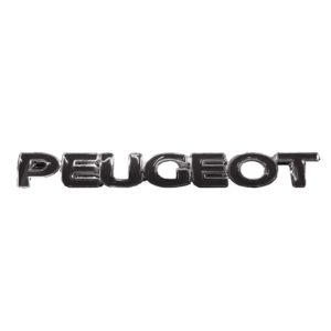 PEUGEOT ΠΛΑΣΤΙΚΟ ΣΗΜΑ 3D ΓΙΑ ΠΟΡΤ ΜΠΑΓΚΑΖ 15,6 Χ 1,9 cm ΜΑΥΡΟ/ΧΡΩΜΙΟ (ΑΥΤΟΚΟΛΛΗΤΟ) – 1 ΤΕΜ.