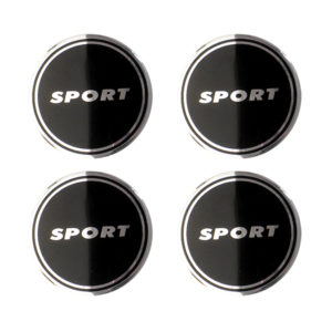 SPORT ΑΥΤΟΚΟΛΛΗΤΑ ΖΑΝΤΩΝ ΜΑΥΡΟ/ΧΡΩΜΙΟ ΜΕΤΑΛΛΙΚΑ 6 cm – 4 ΤΕΜ.