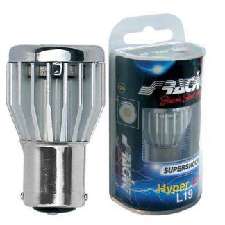 ΛΑΜΠΑΚΙ BAY15d ΜΕ 3 MICROLED ΛΕΥΚΟ SIMONI RACING - 1TΕΜ.