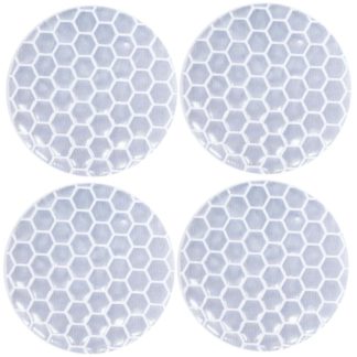 ΑΝΤΑΝΑΚΛΑΣΤΙΚΑ ΑΥΤΟΚΟΛΛΗΤΑ 30mm ΛΕΥΚΑ 4ΤΕΜ.