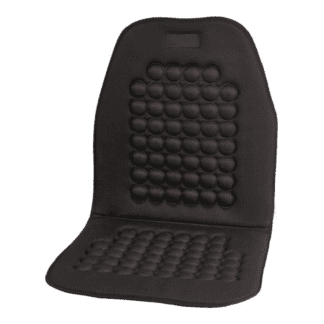 μαύρο ανατομικό πλατοκάθισμα μασάζ αυτοκινήτου της guard