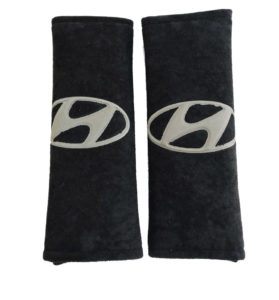 HYUNDAI ΜΑΞΙΛΑΡΑΚΙΑ ΓΙΑ ΖΩΝΗ ΑΣΦΑΛΕΙΑΣ 21 X 7,5 cm ΣΕ ΜΑΥΡΟ ΧΡΩΜΑ ΜΕ ΓΚΡΙ LOGO – 2 ΤΕΜ.