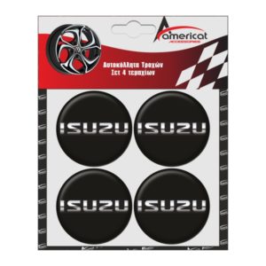 ISUZU ΑΥΤΟΚΟΛΛΗΤΑ ΖΑΝΤΩΝ ΜΑΥΡΑ ΣΜΑΛΤΟΥ 6 cm – 4 ΤΕΜ.