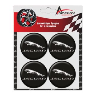 JAGUAR ΑΥΤΟΚΟΛΛΗΤΑ ΖΑΝΤΩΝ ΜΑΥΡΑ ΣΜΑΛΤΟΥ 6 cm - 4 ΤΕΜ.