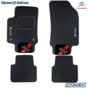 Citroen C3 Aircross 2017-2021 μαρκέ πατάκια μοκέτα Eco-Line 4τμχ της Cardex