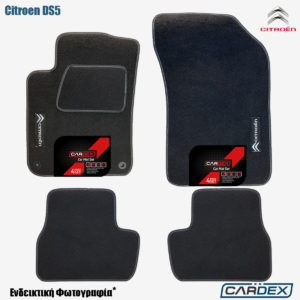 Citroen DS5 2011-2018 – Μαρκέ Πατάκια Αυτοκινήτου μοκέτα Eco-Line 4τμχ της Cardex