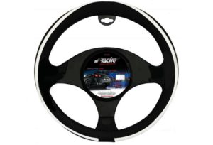 ΚΑΛΥΜΜΑ ΤΙΜΟΝΙΟΥ BLACK & WHITE ΜΑΥΡΟ/ΛΕΥΚΟ 37>39cm