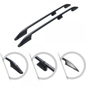 FORD TRANSIT TOURNEO COURIER 2014+​ ΠΑΡΑΛΛΗΛΕΣ ΜΠΑΡΕΣ ΟΡΟΦΗΣ ΑΛΟΥΜΙΝΙΟΥ ΜΑΥΡΕΣ ΟMTEC – 2 TEM.