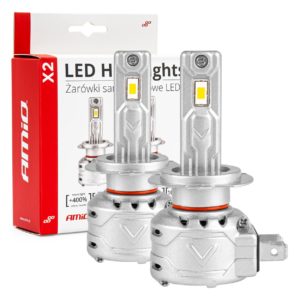 ΛΑΜΠΕΣ LED H7 10-16V 72W 6.500K 7920lm CANBUS (ΑΝΕΜΙΣΤΗΡΑΚΙ) X2 SERIES AMIO – 2ΤΕΜ.