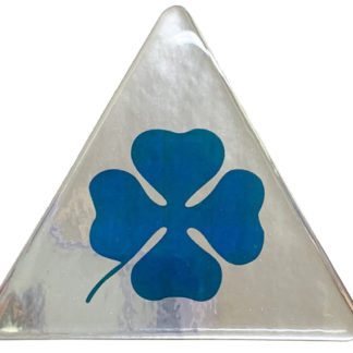 ALFA ROMEO QUADRIFOGLIO VERDE (ΤΡΙΦΥΛΛΙ) ΑΥΤΟΚΟΛΛΗΤΟ 10x10cm ΜΕ ΕΠΙΚΑΛΥΨΗ ΕΠΟΞΕΙΔΙΚΗΣ ΡΥΤΙΝΗΣ 2 ΤΕΜ.