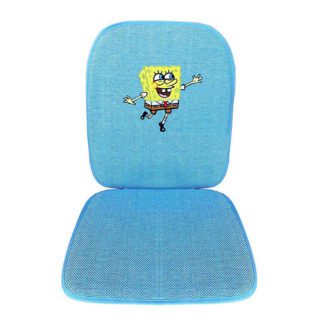 Πλατοκάθισμα Αυτοκινήτου Ψάθα Μπομπ Σφουγγαράκης Χοροπηδάει Γαλάζιο 1 Τεμάχιο