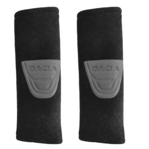 DACIA ΜΑΞΙΛΑΡΑΚΙΑ ΓΙΑ ΖΩΝΗ ΑΣΦΑΛΕΙΑΣ 21 X 7,5 cm ΣΕ ΜΑΥΡΟ ΧΡΩΜΑ ΜΕ ΓΚΡΙ LOGO – 2 ΤΕΜ.