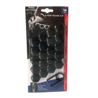 Καπάκια για μπουλόνια μαύρα 19mm σετ 20 Τεμάχια