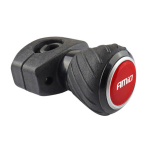 Τεμπέλης Τιμονιού Αυτοκινήτου “Spinner” Μαύρος Amio 02505 / SK-01 1 Τεμάχιο