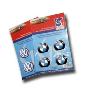 Αυτοκόλλητα Ζαντών Σμάλτο Alfa Romeo 60mm 4Τμχ