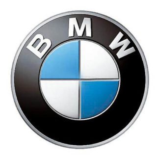 Σήμα Κουμπωτό Τύπου BMW Άσπρο - Μπλε 4.5χ1.5cm 1 Τεμάχιο