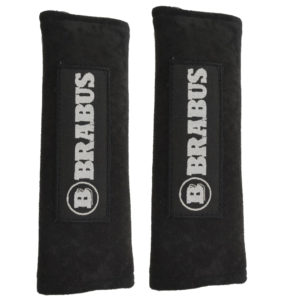 BRABUS ΜΑΞΙΛΑΡΑΚΙΑ ΓΙΑ ΖΩΝΗ ΑΣΦΑΛΕΙΑΣ 21 X 7,5 cm ΣΕ ΜΑΥΡΟ ΧΡΩΜΑ ΜΕ ΛΕΥΚΟ LOGO – 2 ΤΕΜ.