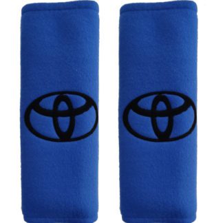 ΤΟΥΟΤΑ ΜΑΞΙΛΑΡΑΚΙΑ ΓΙΑ ΖΩΝΗ ΑΣΦΑΛΕΙΑΣ 21 X 7,5 cm ΣΕ ΜΠΛΕ ΧΡΩΜΑ ΜΕ ΜΑΥΡΟ LOGO - 2 ΤΕΜ.