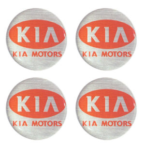 Αυτοκόλλητα Ζαντών Σμάλτο Kia Σμάλτο 60mm 4Τμχ