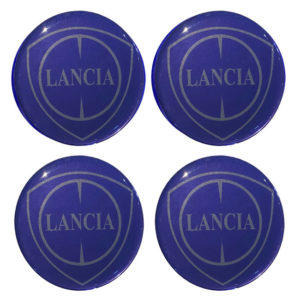 Αυτοκόλλητα Ζαντών Σμάλτο Lancia 60mm 4Τμχ