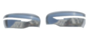 NISSAN X-TRAIL SUN T32 2014+ /JUKE/QASHQAI ΚΑΠΑΚΙΑ ΚΑΘΡΕΦΤΩΝ ΧΡΩΜΙΟΥ ΣΑΤΙΝΕ 2 ΤΕΜ. ΜΕΤΑΛΛΙΚΑ