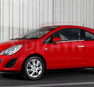 OPEL CORSA D HB 3D COUPE 07-14 ΧΕΡΟΥΛΙΑ ΠΟΡΤΑΣ ΧΡΩΜΙΟ ΜΕΤΑΛΛΙΚΑ 2ΠΟΡΤΕΣ 2ΤΕΜ
