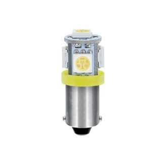 T4W BA9s 24/28V 5SMDx1CHIP LED 30lm ΠΟΡΤΟΚΑΛΙ ΚΟΥΤΙ LAMPA - 20 ΤΕΜ.