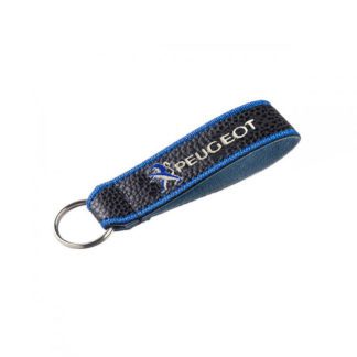 Μπρελόκ Κλειδιών Τεχνόδερμα Κεντητό Δύο Όψεων Peugeot