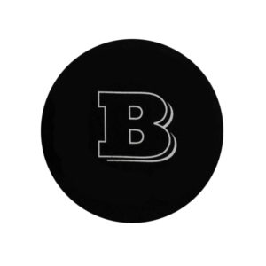 BRABUS ΑΥΤΟΚΟΛΛΗΤΗ ΤΑΠΑ ΡΕΖΕΡΒΟΥΑΡ ΜΑΥΡΗ 7,5×7,5cm 1ΤΕΜ.