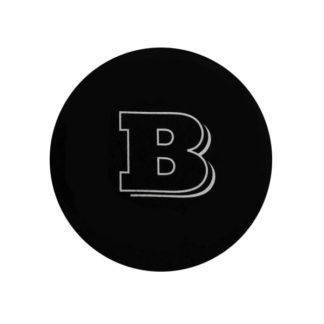 BRABUS ΑΥΤΟΚΟΛΛΗΤΗ ΤΑΠΑ ΡΕΖΕΡΒΟΥΑΡ ΜΑΥΡΗ 7,5x7,5cm 1ΤΕΜ.