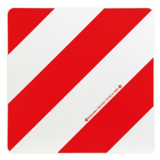 ΑΝΑΚΛΑΣΤΙΚΟ ΣΗΜΑ ΣΕ ΠΑΝΕΛ ΓΑΛΒΑΝΙΣΜΕΝΟΥ ΧΑΛΥΒΑ ΛΕΥΚΟ/ΚΟΚΚΙΝΟ DIN11030 423x423mm LAMPA - 1 ΤΕΜ