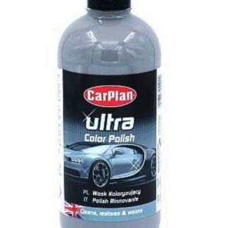 ΥΓΡΟ ΓΥΑΛΙΣΜΑΤΟΣ ΒΑΦΗΣ ΜΕ ΑΣΗΜΙ ΧΡΩΜΑ CARPLAN ULTRA COLOR POLISH SILVER 500ML - 1 TEM.