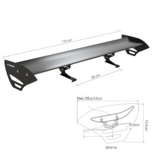 ΑΕΡΟΤΟΜΗ ΑΛΟΥΜΙΝΙΟΥ ΜΑΥΡΗ MISTRAL ΟΡΟΦΗΣ 110CM
