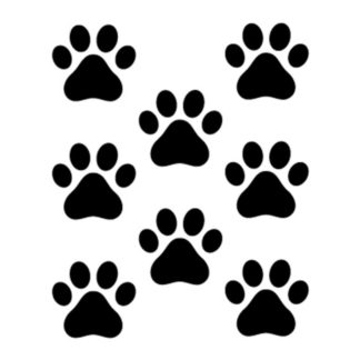 ΑΥΤΟΚΟΛΛΗΤΑ ΠΑΤΟΥΣΕΣ ΓΑΤΑΣ CAT FINGERPINTS (ΦΥΛΛΟ 12 Χ 10 cm) - 8 ΤΕΜ.