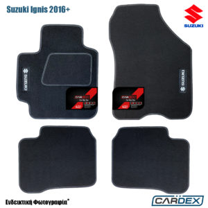 Suzuki Ignis 2016+ Μαρκέ Πατάκια Αυτοκινήτου μοκέτα Eco-Line 4τμχ -Cardex