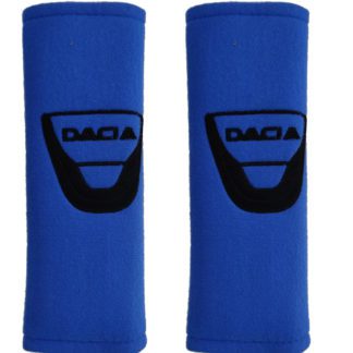 DACIA ΜΑΞΙΛΑΡΑΚΙΑ ΓΙΑ ΖΩΝΗ ΑΣΦΑΛΕΙΑΣ 21 X 7,5 cm ΣΕ ΜΠΛΕ ΧΡΩΜΑ ΜΕ ΜΑΥΡΟ LOGO - 2 ΤΕΜ.