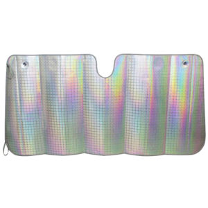 Ηλιοπροστασία Παρμπρίζ Αλουμινίου Laser Ιριδίζουσα  Feral Large 145x70cm 1Τμχ