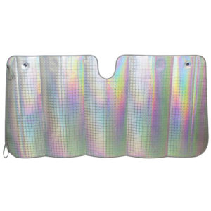 Ηλιοπροστασία Παρμπρίζ Αλουμινίου Laser  Ιριδίζουσα Feral X-Large145x80cm 1Τμχ