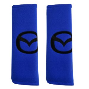 MAZDA​ ​ΜΑΞΙΛΑΡΑΚΙΑ ΓΙΑ ΖΩΝΗ ΑΣΦΑΛΕΙΑΣ 21 X 7,5 cm ΣΕ ΜΠΛΕ ΧΡΩΜΑ ΜΕ ΜΑΥΡΟ LOGO – 2 ΤΕΜ.