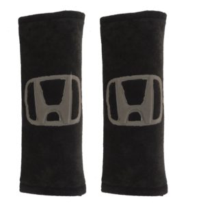 HONDA ΜΑΞΙΛΑΡΑΚΙΑ ΓΙΑ ΖΩΝΗ ΑΣΦΑΛΕΙΑΣ 21 X 7,5 cm ΣΕ ΜΑΥΡΟ ΧΡΩΜΑ ΜΕ ΓΚΡΙ LOGO – 2 ΤΕΜ.