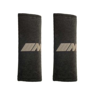 M3 ​ΜΑΞΙΛΑΡΑΚΙΑ ΓΙΑ ΖΩΝΗ ΑΣΦΑΛΕΙΑΣ 21 X 7,5 cm ΣΕ MAΥΡΟ ΧΡΩΜΑ ΜΕ ΓΚΡΙ LOGO – 2 ΤΕΜ.