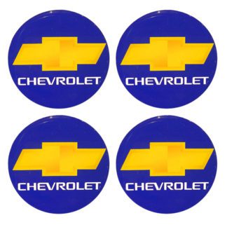 Αυτοκόλλητα Ζαντών Σμάλτο Chevrolet 60mm 4Τμχ