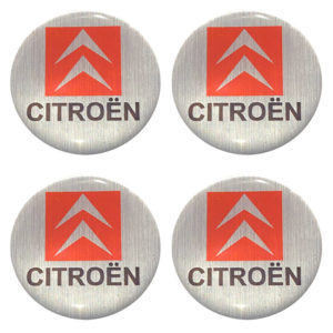 Αυτοκόλλητα Ζαντών Σμάλτο Citroen 60mm 4Τμχ