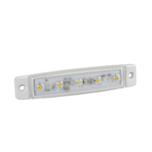 ΦΩΣ ΟΓΚΟΥ 12/24V 5xSMD LED ΛΕΥΚΟ ΔΙΑΦΑΝΟ 96x20mm ΜΕ ΕΓΚΡΙΣΗ ΤΥΠΟΥ R7/R10  LAMPA – 1 TEM.