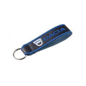 Μπρελόκ Κλειδιών Τεχνόδερμα Κεντητό Δύο Όψεων Dacia