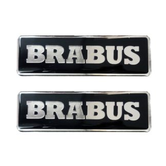 BRABUS ΣΗΜΑΤΑ ΒΙΔΩΤΑ 10 Χ 3 cm ΕΠΟΞΕΙΔΙΚΗΣ ΡΥΤΙΝΗΣ (ΥΓΡΟ ΓΥΑΛΙ) ΣΕ ΜΑΥΡΟ/ΧΡΩΜΙΟ ΓΙΑ ΠΑΤΑΚΙΑ - 2 ΤΕΜ.